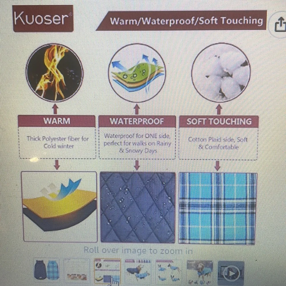 Kuoser dog reversible
